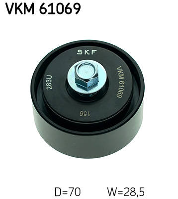 Deflection/Guide Pulley, V-ribbed belt - VKM 61069 SKF